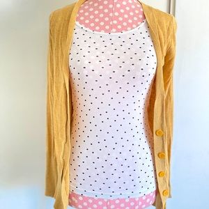 Mustard cardigan